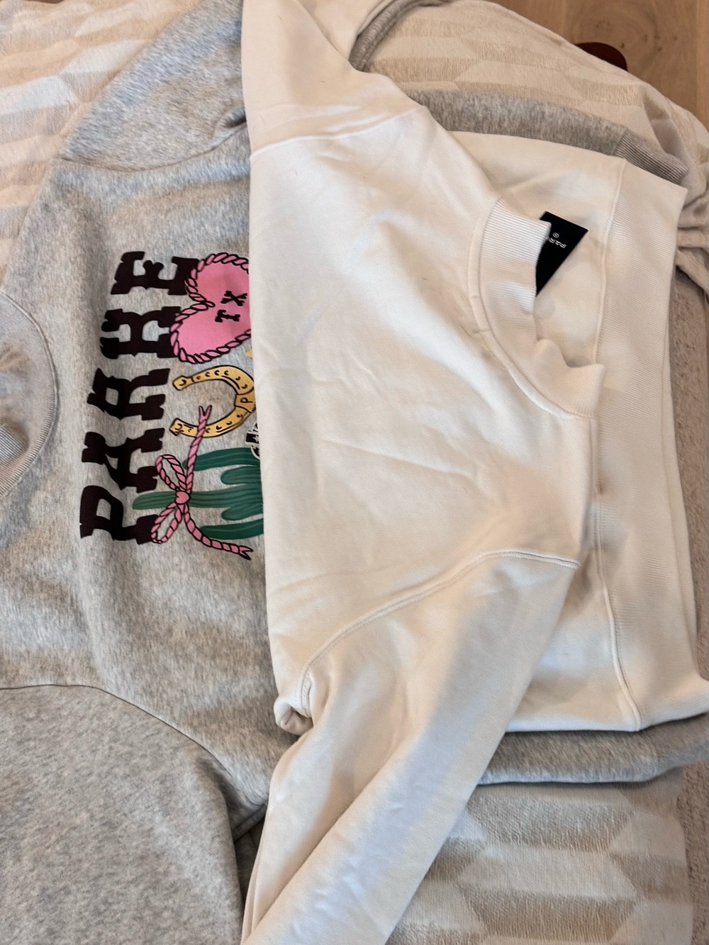PARKE x Target White Logo Oversized Crewneck Sweatshirt - Picture 11 of 11